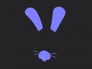 rabbit face Modèle 3D