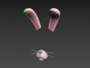 rabbit face Modèle 3D