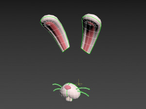 rabbit face Modèle 3D