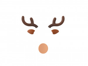deer face 3D मॉडल