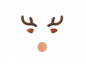 faccia di cervo Modello 3D