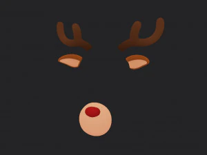 faccia di cervo Modello 3D