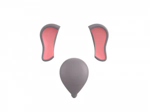 elephant face 3D Model