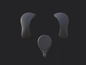 elephant face 3D Model
