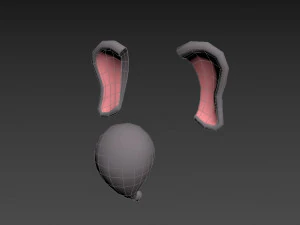 elephant face 3D Model
