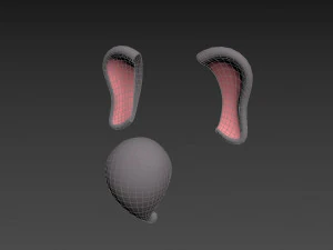 elephant face 3D Model