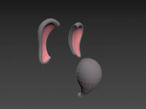 elephant face 3D Model