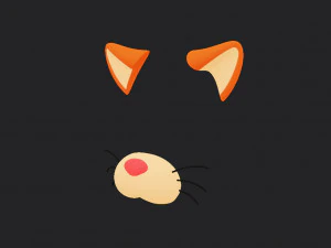cara de gato Modelo 3D