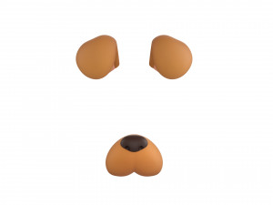 dog face 3D Модель