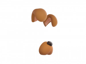 dog face 3D Модель