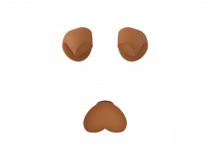 dog face 3D Модель