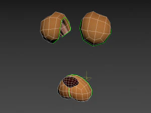 faccia di cane Modello 3D