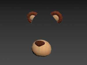 bear face 3D Model