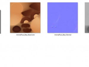 animal face pack Model 3D