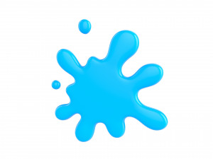 cartoon splash 3D Model