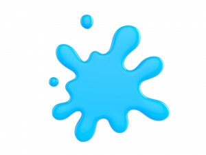 cartoon splash Model 3D