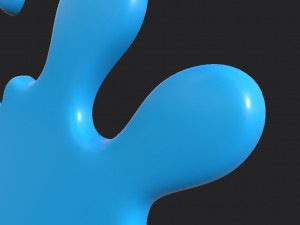 cartoon splash Model 3D