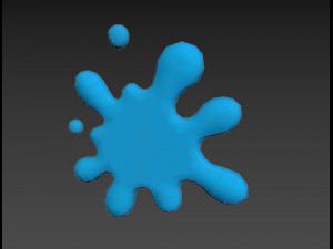 cartoon splash Model 3D
