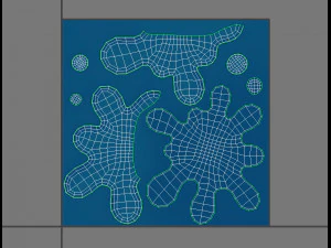 कार्टून छप 3D मॉडल