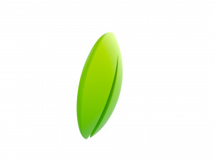 leaf symbol Model 3D