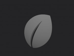 leaf symbol Model 3D