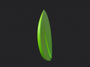 leaf symbol Model 3D