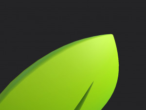 leaf symbol Model 3D