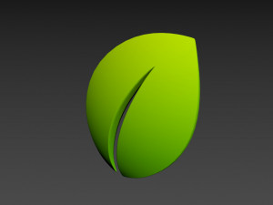 leaf symbol Model 3D