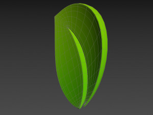 leaf symbol Model 3D