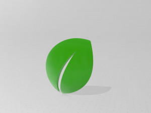 leaf symbol Model 3D