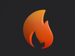 fire symbol 3D Model