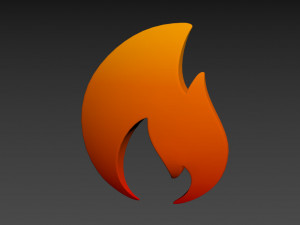 fire symbol 3D Model