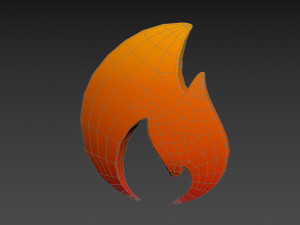 fire symbol 3D Model