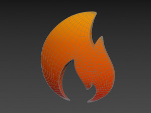 fire symbol 3D Model