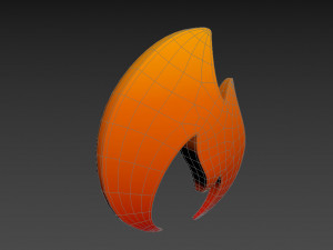 fire symbol 3D Model