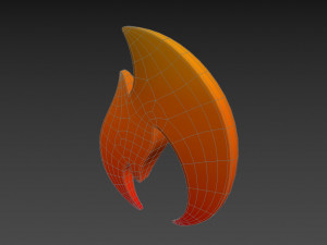 fire symbol 3D Model