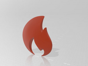 fire symbol 3D Model