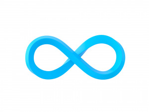 infinity symbol 3D-Modell