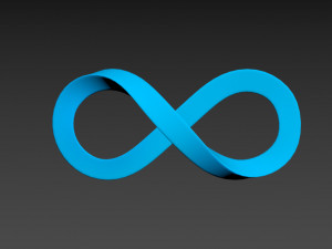 infinity symbol 3D-Modell