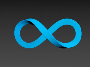infinity symbol 3D Model