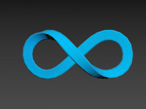infinity symbol 3D-Modell