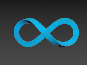 infinity symbol 3D-Modell