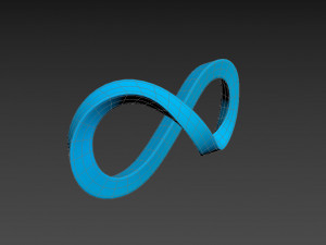 infinity symbol 3D-Modell