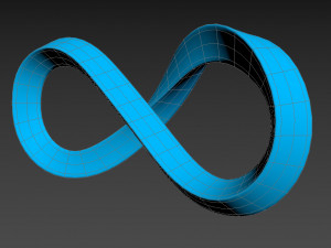 infinity symbol 3D-Modell