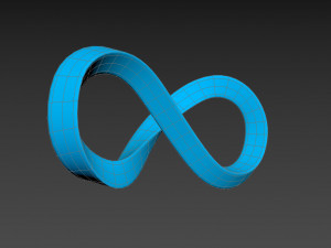 infinity symbol 3D-Modell