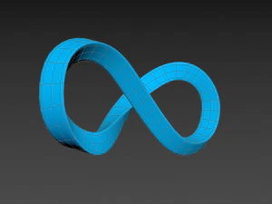 infinity symbol 3D Model