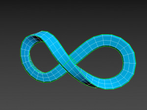 infinity symbol 3D-Modell