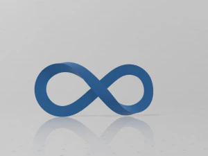 infinity symbol 3D Model