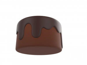 chocolate cake 3D 模型