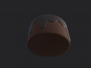 chocolate cake 3D 模型